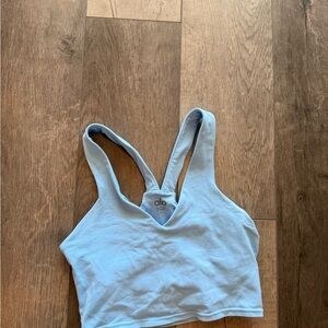 Alo Light Blue Sports Bra